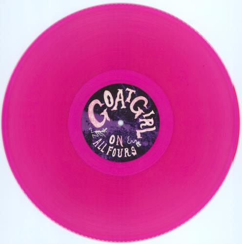 Goat Girl On All Fours - Pink vinyl 2-LP vinyl record set (Double LP Album) UK 2UA2LON771247