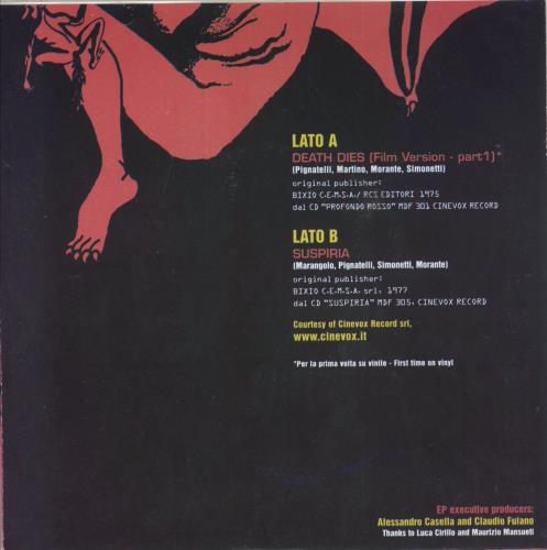 Goblin In Lounge 7" vinyl single (7 inch record / 45) Italian GB907IN853805