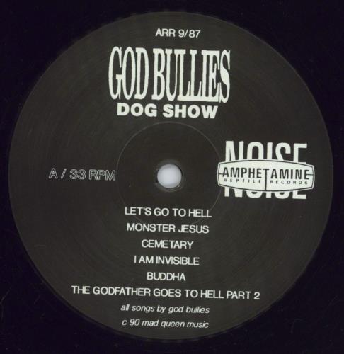 God Bullies Dog Show vinyl LP album (LP record) German G0JLPDO829353