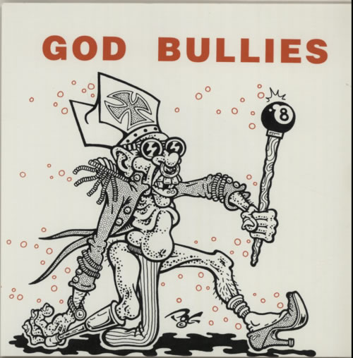 God Bullies How Low Can You Go - Marbled Pink 7" vinyl single (7 inch record / 45) US G0J07HO619748