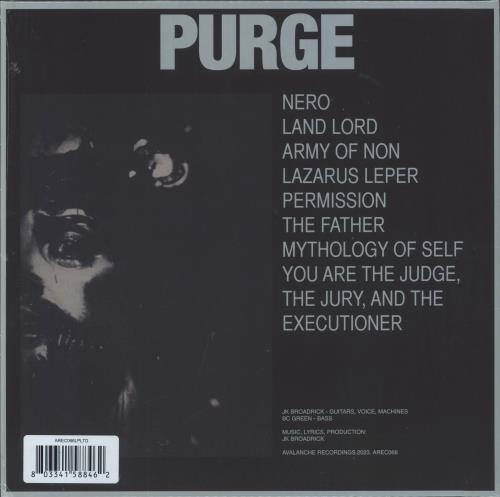 Godflesh Purge - Silver Vinyl vinyl LP album (LP record) UK GA5LPPU826489