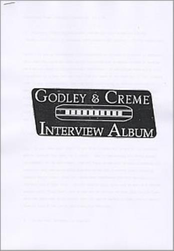 Godley & Creme Interview Album vinyl LP album (LP record) UK G&CLPIN155786