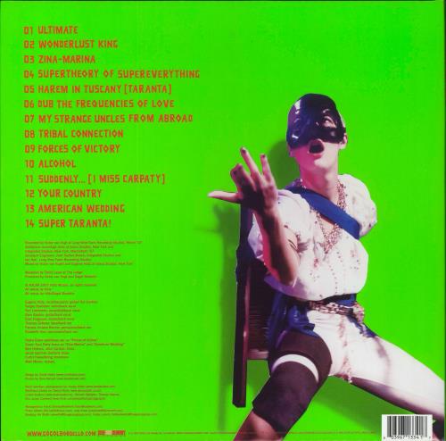 Gogol Bordello Super Taranta 2-LP vinyl record set (Double LP Album) UK GG82LSU810215