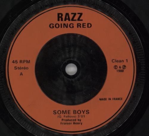 Going Red Some Boys 7" vinyl single (7 inch record / 45) UK 59I07SO821446