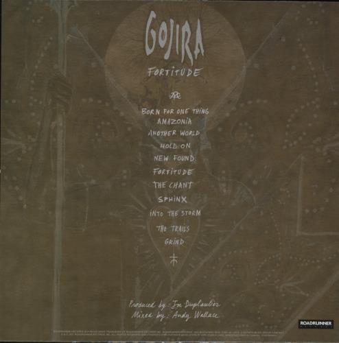 Gojira Fortitude vinyl LP album (LP record) Canadian 3ROLPFO882562