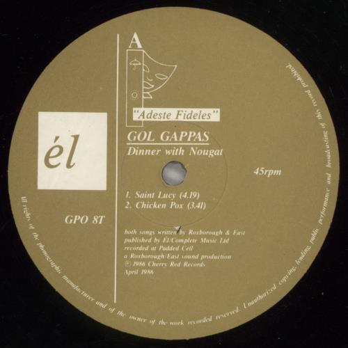 Gol Gappas Dinner With Nougat 12" vinyl single (12 inch record / Maxi-single) UK -QX12DI880335
