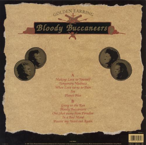 Golden Earring Bloody Buccaneers vinyl LP album (LP record) Dutch EARLPBL867128