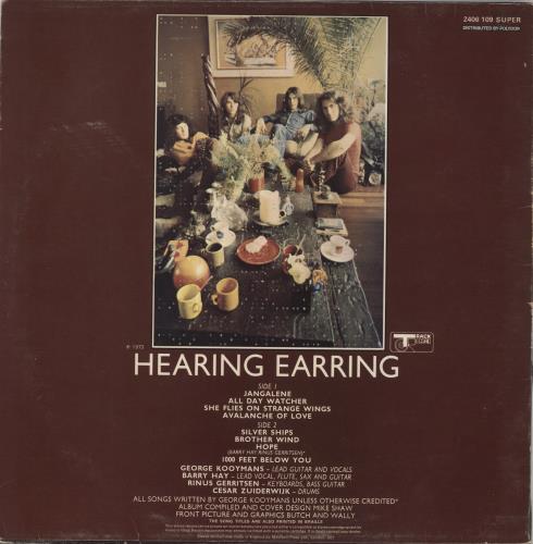 Golden Earring Hearing Earring - VG vinyl LP album (LP record) UK EARLPHE850756