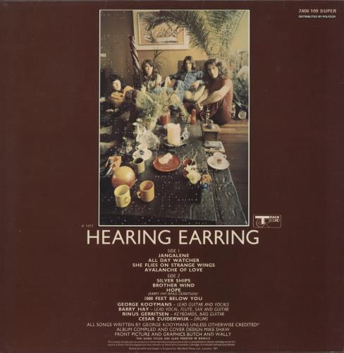 Golden Earring Hearing Earring vinyl LP album (LP record) UK EARLPHE377360