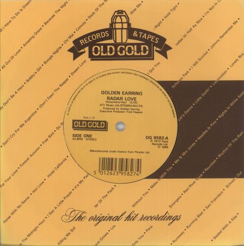 Golden Earring Radar Love 7" vinyl single (7 inch record / 45) UK EAR07RA890361
