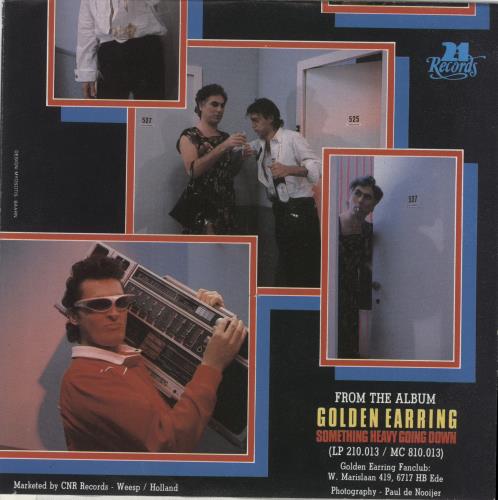 Golden Earring Something Heavy Going Down 7" vinyl single (7 inch record / 45) Dutch EAR07SO865773