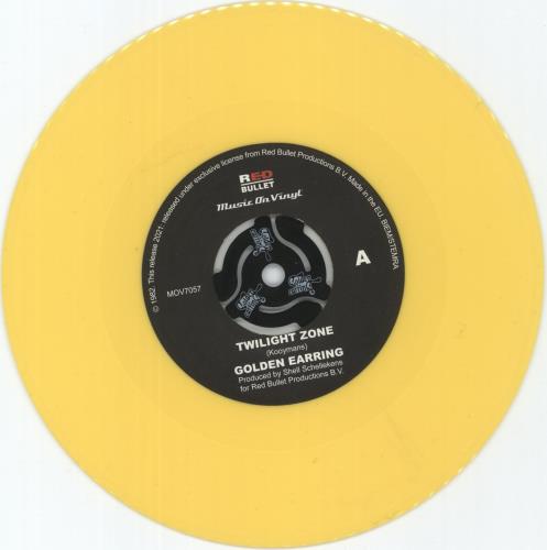 Golden Earring Twilight Zone - RSD 2021 - Yellow Vinyl + Numbered 7" vinyl single (7 inch record / 45) UK EAR07TW865779