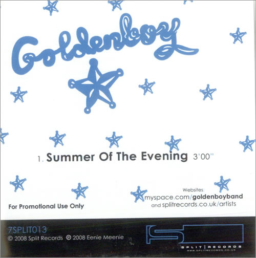 Goldenboy Summer Of The Evening CD-R acetate UK GH6CRSU523656