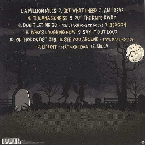 Goldfinger The Knife - Cream / Orange Split with Black & Green Splatter vinyl LP album (LP record) US GO1LPTH788047