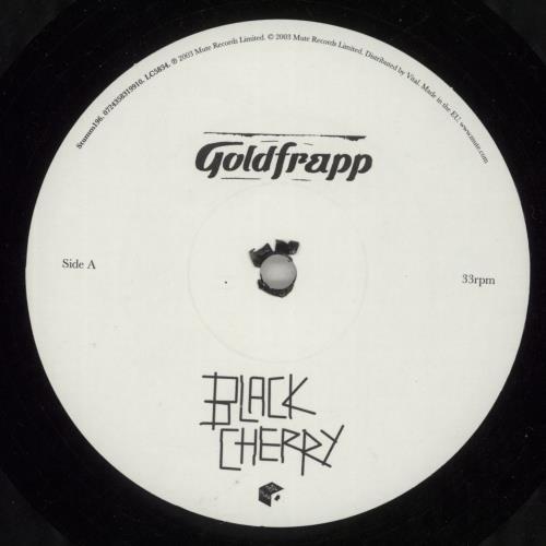 Goldfrapp Black Cherry vinyl LP album (LP record) UK FPPLPBL242973