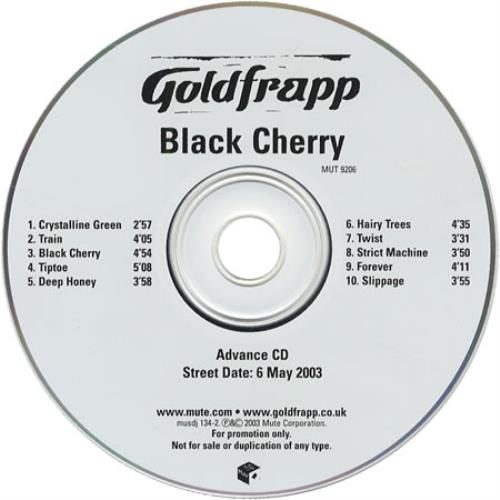 Goldfrapp Black Cherry CD album (CDLP) US FPPCDBL248364