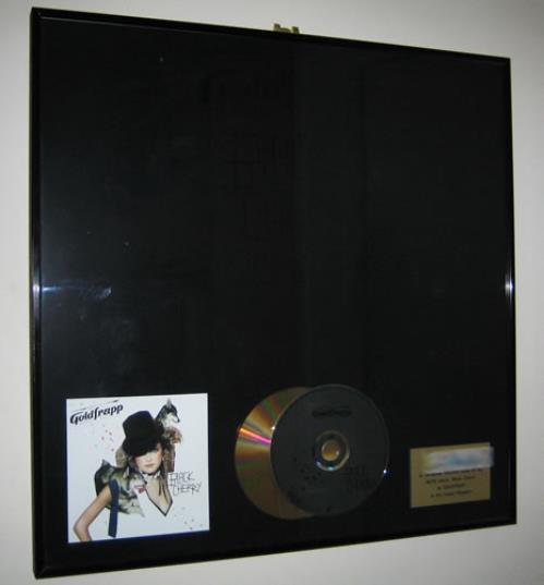 Goldfrapp Black Cherry award disc UK FPPAWBL345855