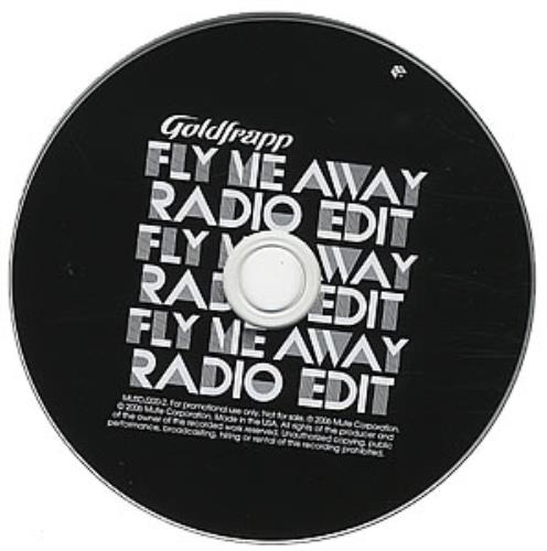 Goldfrapp Fly Me Away CD single (CD5 / 5") US FPPC5FL386346