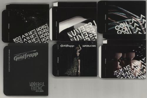 Goldfrapp Quantity of Nine Fan Club Slipcases memorabilia UK FPPMMQU681410