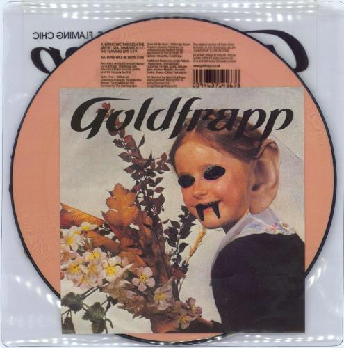 Goldfrapp Satin Boys, Flaming Chic 7" vinyl picture disc (7 inch picture disc single) UK FPP7PSA371513