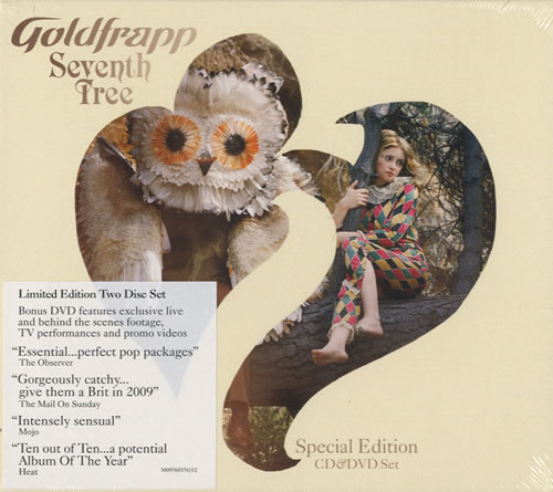 Goldfrapp Seventh Tree 2-disc CD/DVD set US FPP2DSE460269