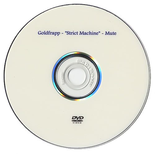 Goldfrapp Strict Machine promo DVD-R US FPPDRST438572
