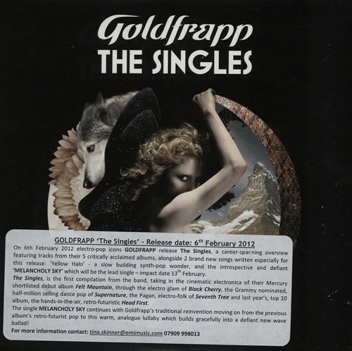 Goldfrapp The Singles CD album (CDLP) UK FPPCDTH568671