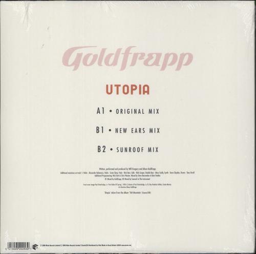 Goldfrapp Utopia - Sealed 12" vinyl single (12 inch record / Maxi-single) UK FPP12UT874425