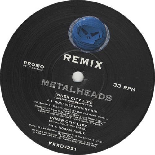 Goldie (90s) Inner City Life UK Promo 12" vinyl single (12