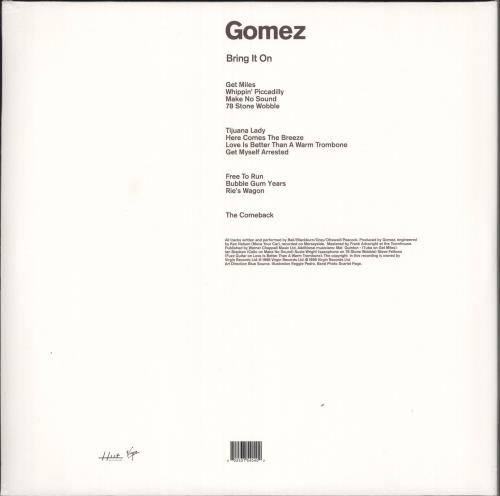 Gomez Bring It On - 180gm - Sealed 2-LP vinyl record set (Double LP Album) UK GMZ2LBR732640