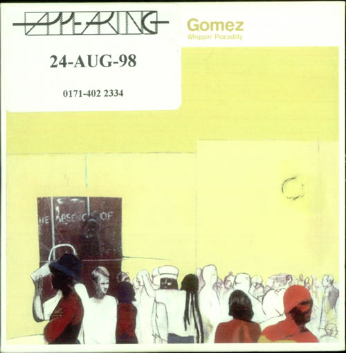 Gomez Whippin' Piccadilly CD single (CD5 / 5") UK GMZC5WH119212