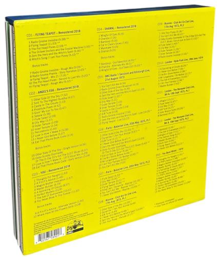 Gong Love From The Planet Gong (The Virgin Years 1973-75) CD Album Box Set UK GNGDXLO874286