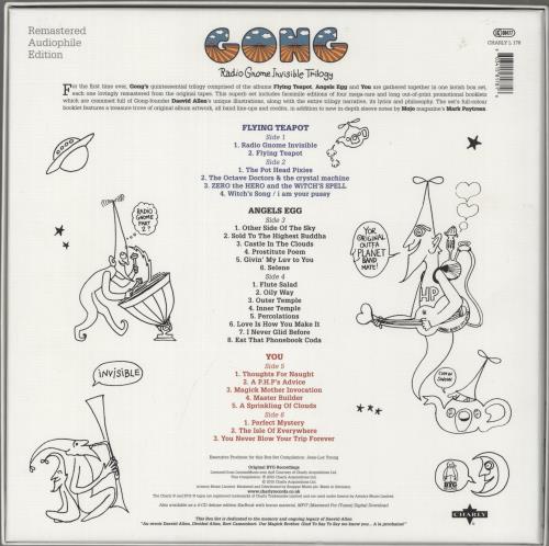 Gong Radio Gnome Invisible Trilogy Vinyl Box Set French GNGVXRA892879