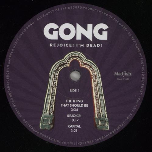 Gong Rejoice! I'm Dead! 2-LP vinyl record set (Double LP Album) UK GNG2LRE861038