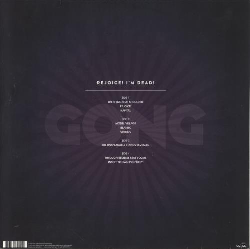 Gong Rejoice! I'm Dead! 2-LP vinyl record set (Double LP Album) UK GNG2LRE861038
