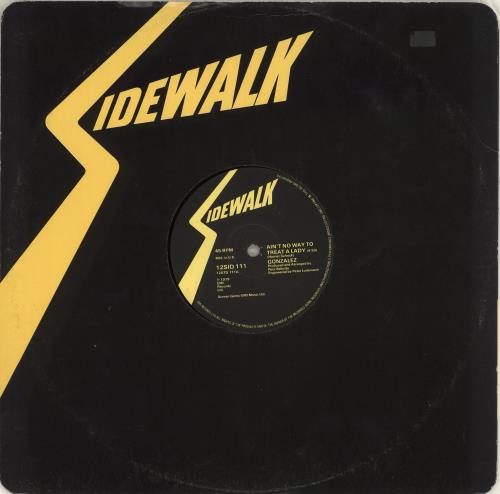 Gonzalez Ain't No Way To Treat A Lady 12" vinyl single (12 inch record / Maxi-single) UK GCD12AI718997