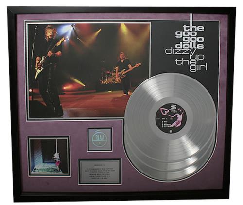 Goo Goo Dolls Dizzy Up The Girl award disc US GGDAWDI469943