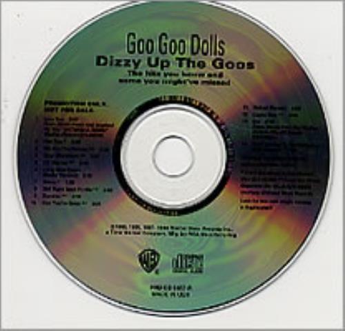 Goo Goo Dolls Dizzy Up The Goos CD album (CDLP) US GGDCDDI201473