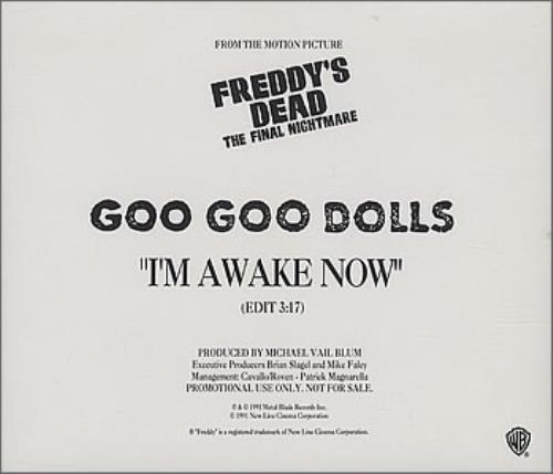 Goo Goo Dolls I'm Awake Now CD single (CD5 / 5") US GGDC5IM217743