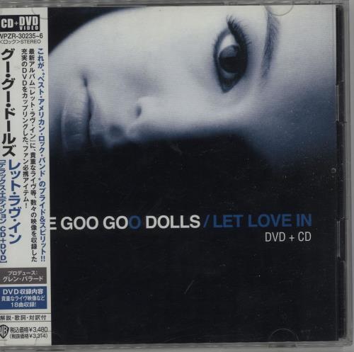 Goo Goo Dolls Let Love In 2-disc CD/DVD set Japanese GGD2DLE664754