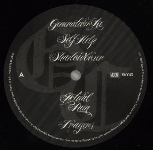 Good Charlotte Generation RX vinyl LP album (LP record) US GHLLPGE876295