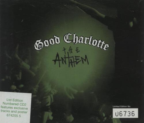 Good Charlotte The Anthem - Parts 1 & 2 + Poster 2-CD single set (Double CD single) UK GHL2STH254128