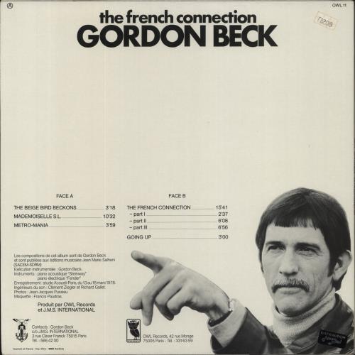 Gordon Beck The French Connection vinyl LP album (LP record) French G\BLPTH599057