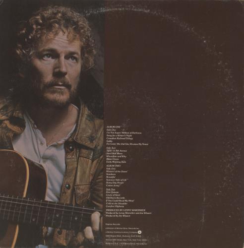 Gordon Lightfoot Gord's Gold vinyl LP album (LP record) US GDNLPGO873377