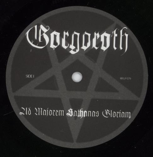 Gorgoroth Ad Majorem Sathanas Gloriam vinyl LP album (LP record) Swedish IX2LPAD891497