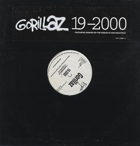 Gorillaz 19-2000 12" vinyl single (12 inch record / Maxi-single) US GLZ12207496