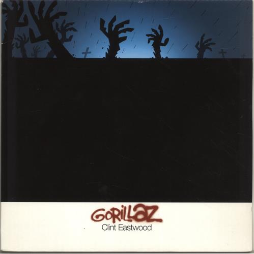 Gorillaz Clint Eastwood + Display Card 12" vinyl single (12 inch record / Maxi-single) UK GLZ12CL178746