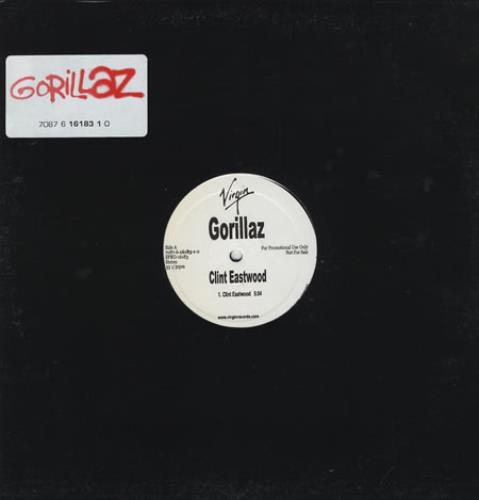 Gorillaz Clint Eastwood 12" vinyl single (12 inch record / Maxi-single) US GLZ12CL193267