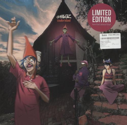 Gorillaz Cracker Island - Pink Neon Vinyl vinyl LP album (LP record) UK GLZLPCR870846