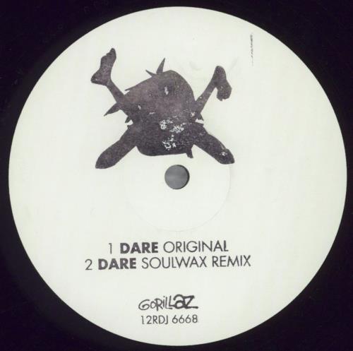 Gorillaz Dare - 2-track 12" vinyl single (12 inch record / Maxi-single) UK GLZ12DA390516